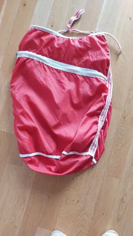 sac rouge en polyester très léger