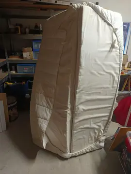 matelas clic clac avec housse