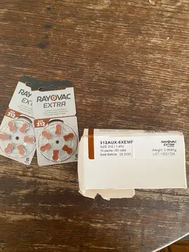 piles pour appareil auditif