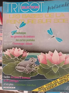 Magazine peinture sur soie