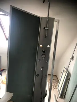 douche démontée entière changement salle de bain