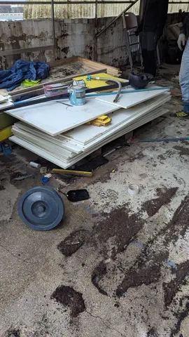 11 plateaux melaminés 150x80cm