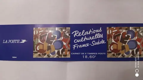 carnet timbres France-Suède