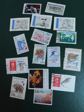 lot timbres France 1991...