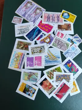 gros lot unique timbres Français 22/01