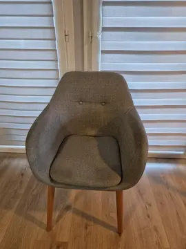 Fauteuil bois tissu