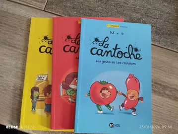 lot de 3 Mini bd la cantoche