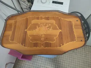 dessus de table roulante. pouvant servir de plateau