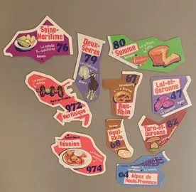 Magnets "départements "