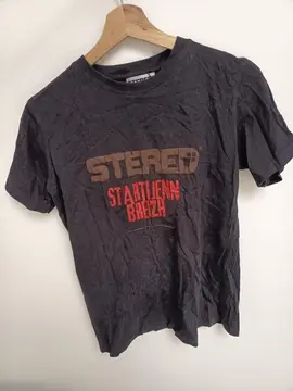T-shirt noir stered taille S