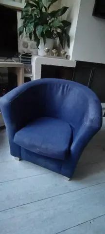 Fauteuil bleu