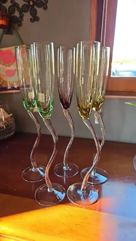 flûtes champagne coloré