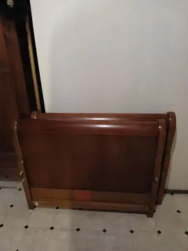 lit gigogne merisier