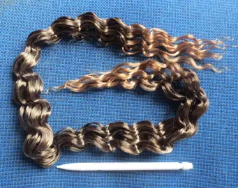 MECHE CHEVEUX SYNTHETIQUES BRUNS