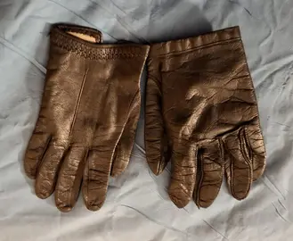 gants en cuir petite taille
