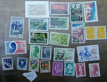 timbres France lot 6