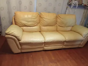 Canapé mécanique en cuir