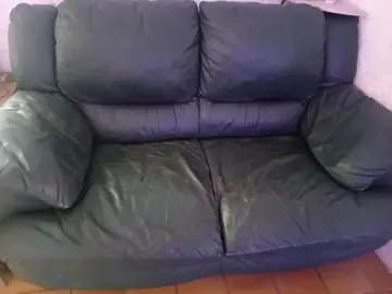 Canapé cuir 2 places