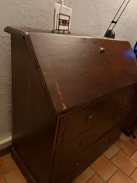 bureau secrétaire en bois massif