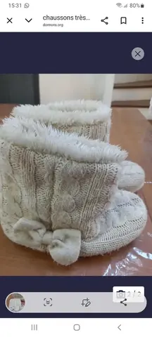 chaussons pointure 40/41