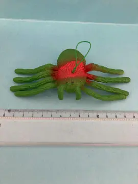 araignée plastique 14 cm
