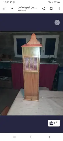 boîte à pains en pin