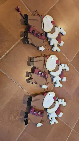 Rennes en bois Noël