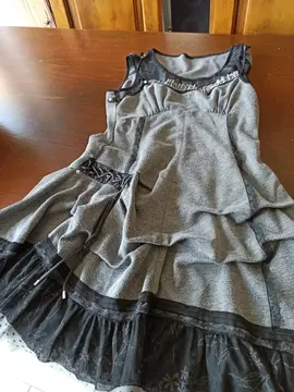 robe d'été grise taille 40