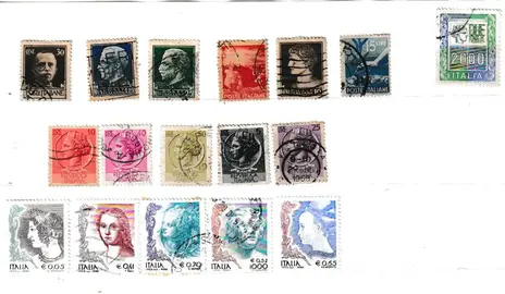 Lot timbres ITALIE
