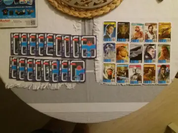 Lot pochettes auchan star wars