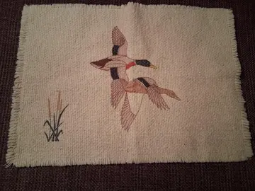 Napperon tissu naturel 45x33cm