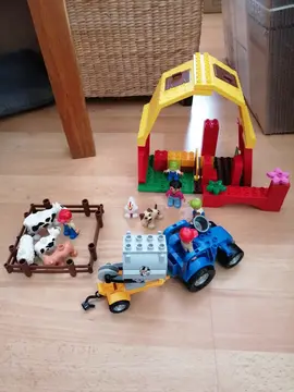 Ferme pour enfants en gros légos