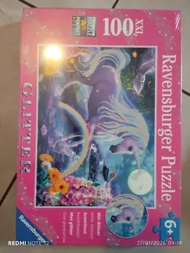 puzzle 100 pièces licorne