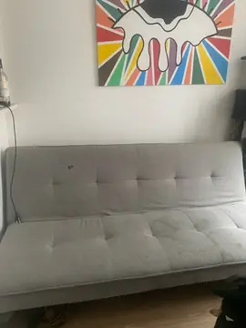 canapé gris clic clac 3 places