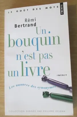Livre - Un bouquin n'est pas un livre