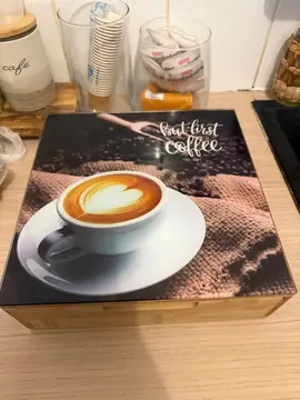 boite a cafe / verre pour bebe/