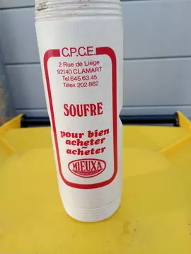 bouteille de soufre