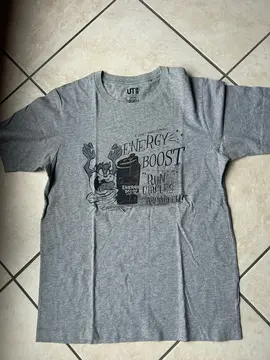 tee shit motif gris uniqlo taille S