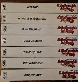 Lot K7 VHS Il était une fois la vie