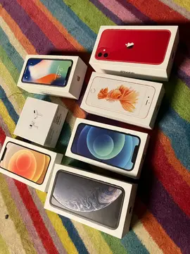 lot de 7 boites VIDES Apple