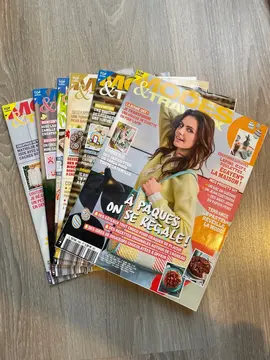 6 magazines Modes et Travaux