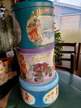 boîtes en fer Noël