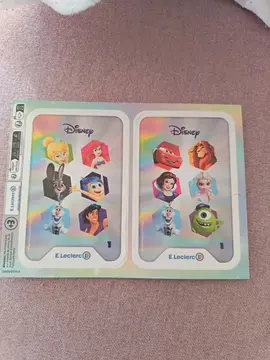 Cartes Disney de Leclerc