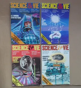 4 Magazines Science & vie années 80