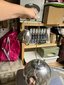 SUSPENSION VINTAGE BOULE