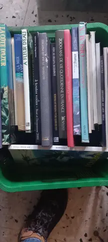 donne caisse de livres