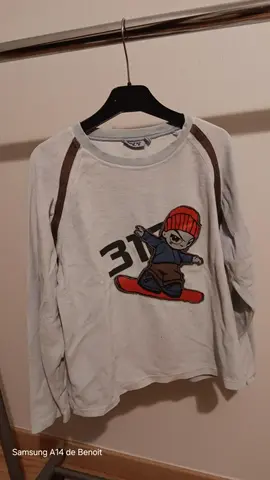 Gaut de pyjama bleu clair garçon 10 ans NKY