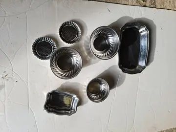 Plats inox ronds et rectangulaires