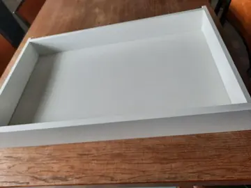 grand tiroir à roulettes pour bureau Micke Ikea