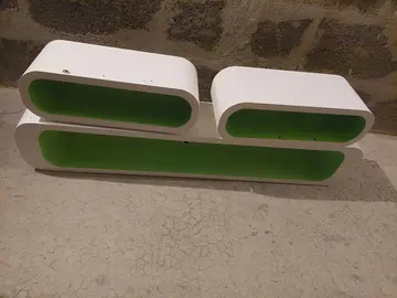 lot 3 etageres murales